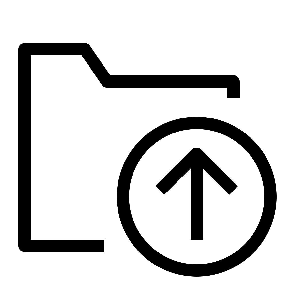 carregar pasta icon