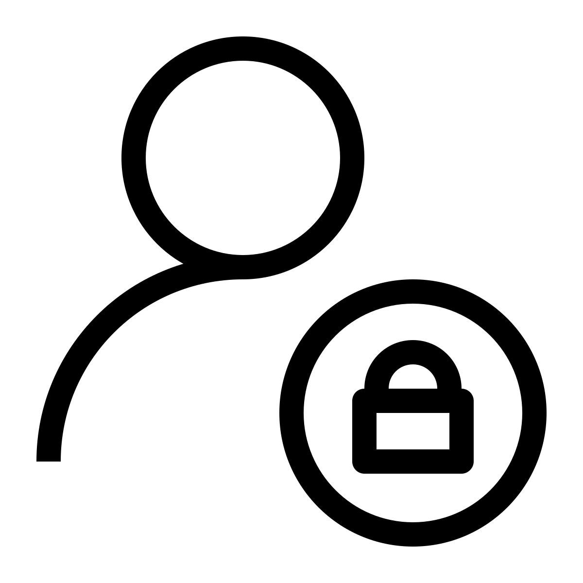 user lock icon
