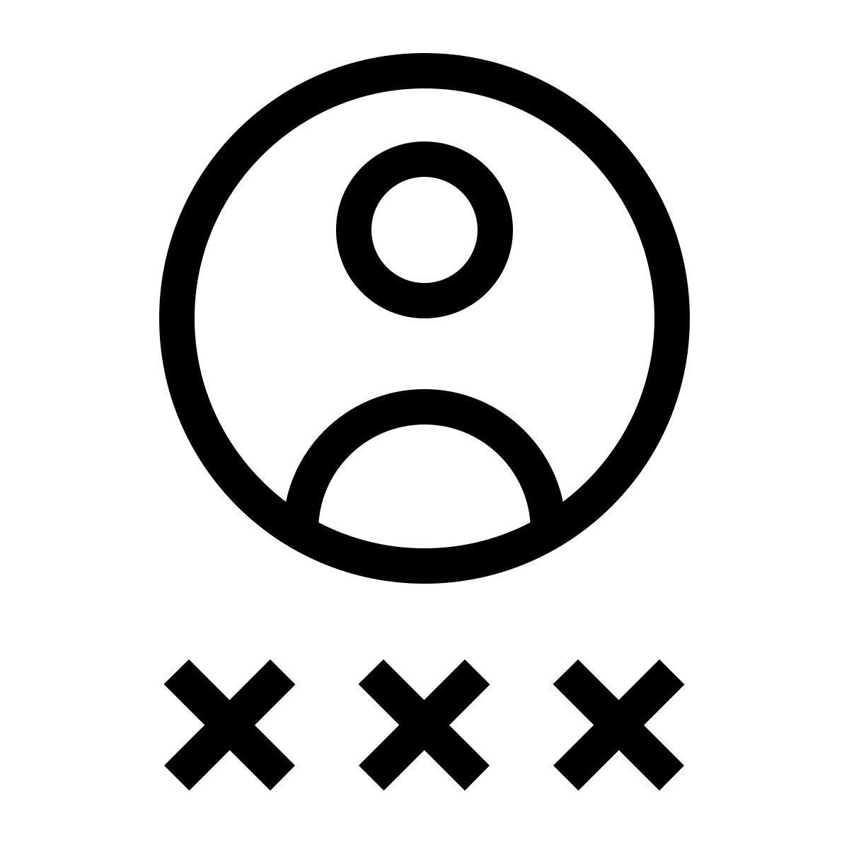 contraseña de usuario icon