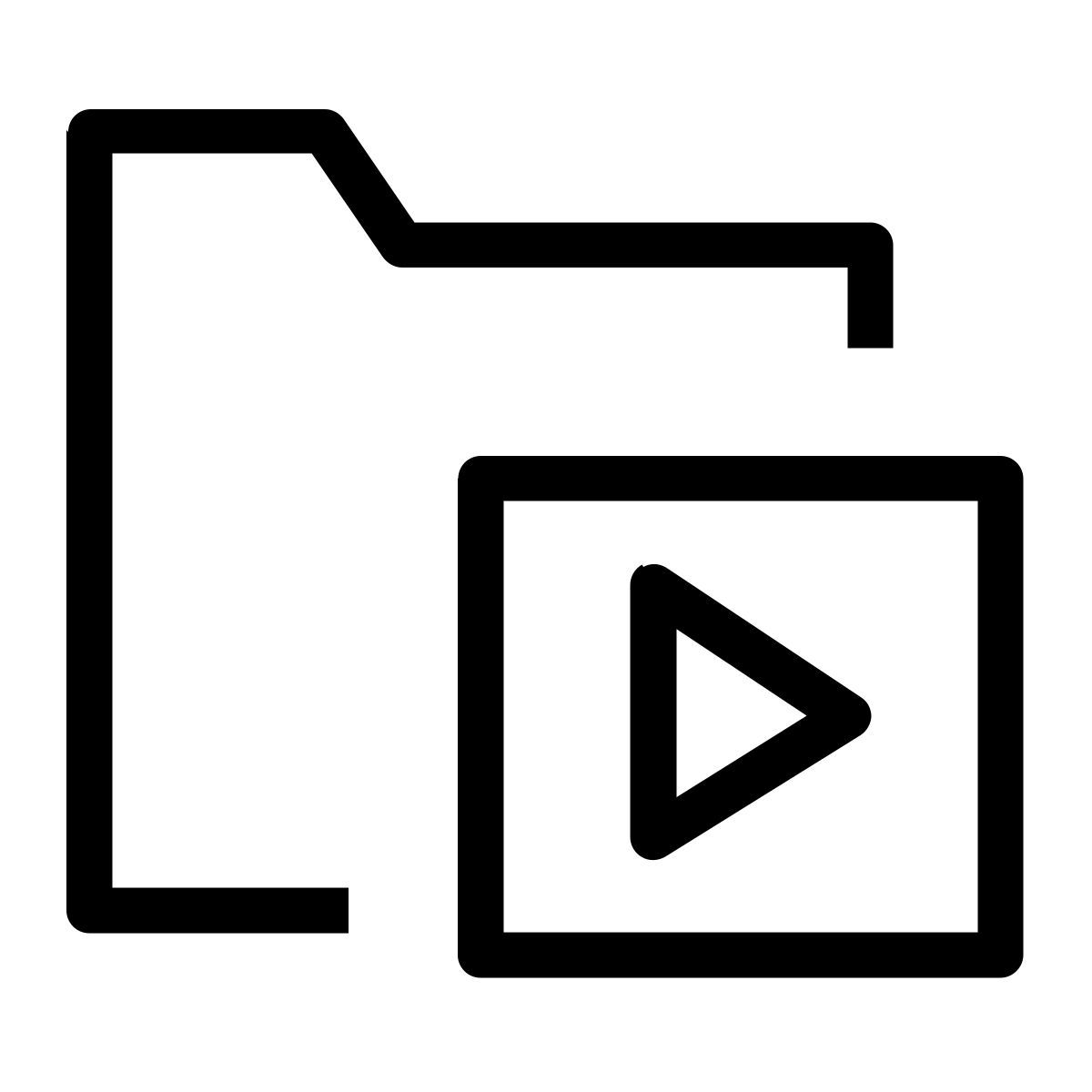 video folder icon