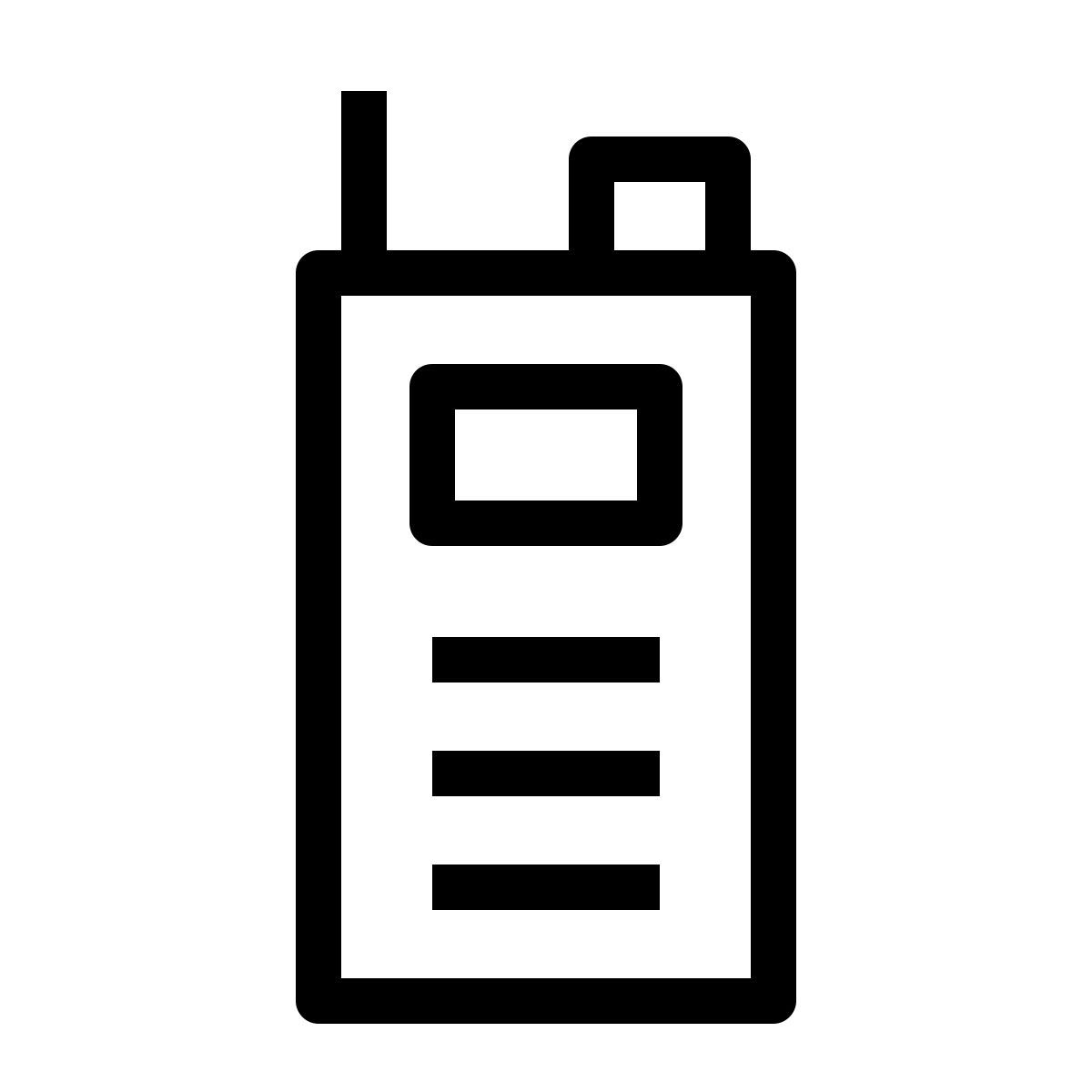 walkie talkie icon