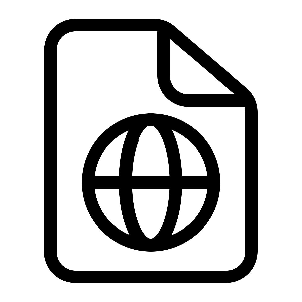 Web file icon