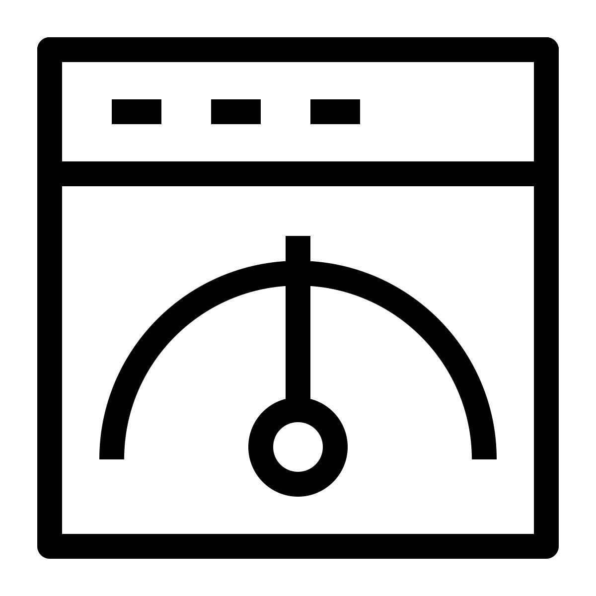 website performance icon