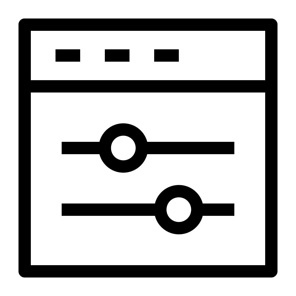 website setting icon