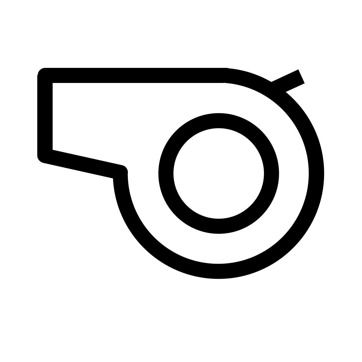 whistle icon
