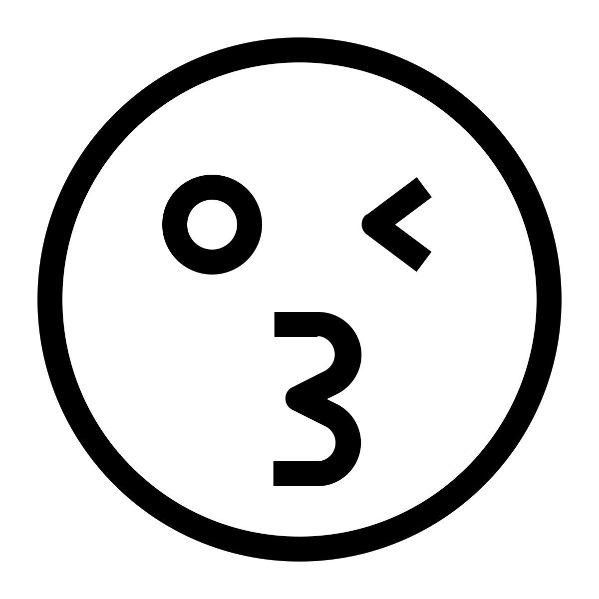 wink kiss icon