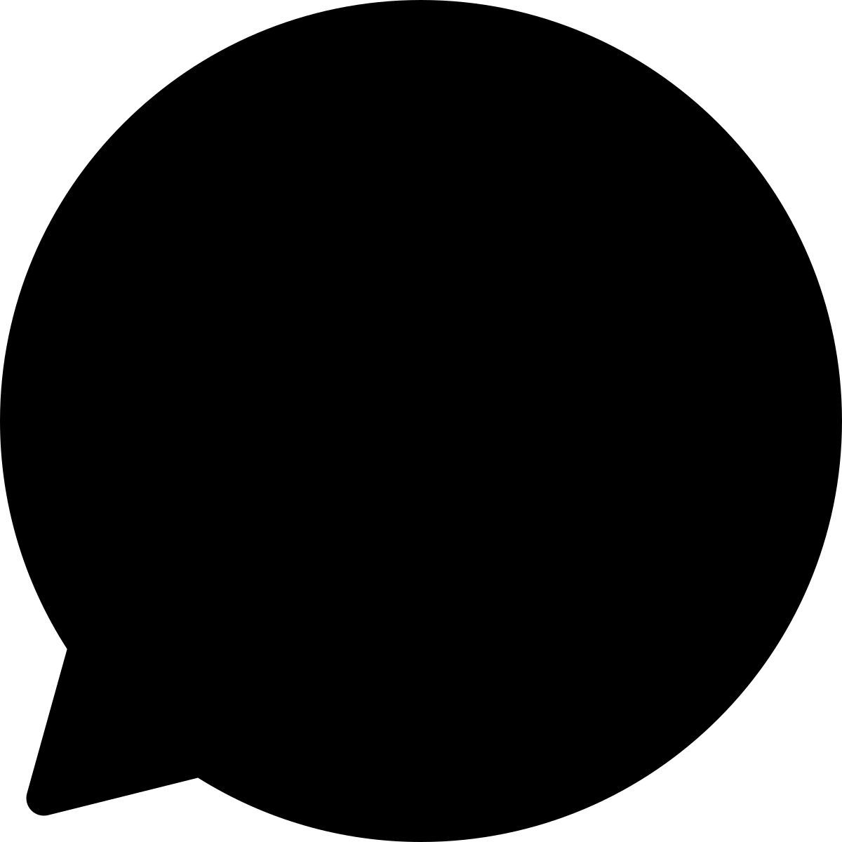 bulle de conversation avec points icon