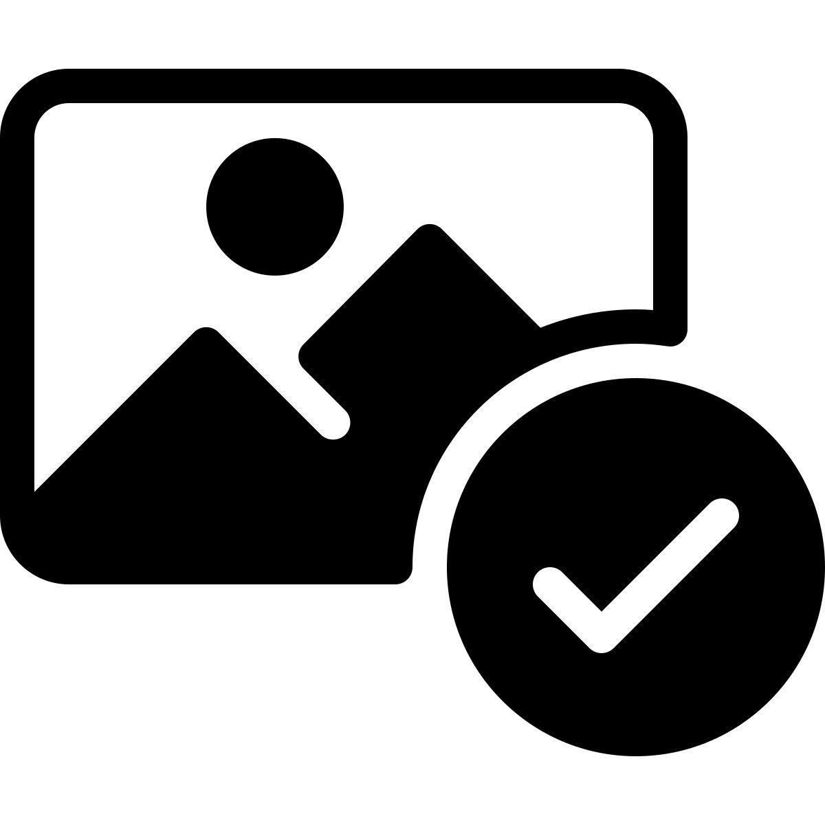 checked image icon