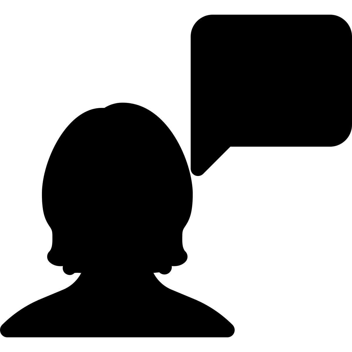 usuário feminino icon