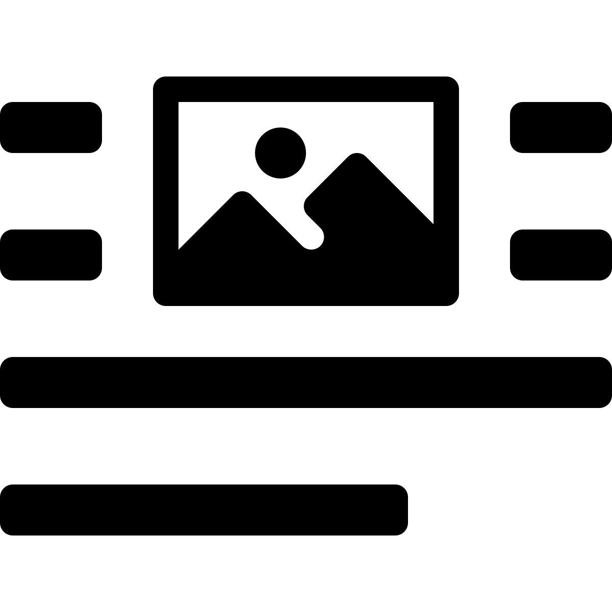 image alignement icon