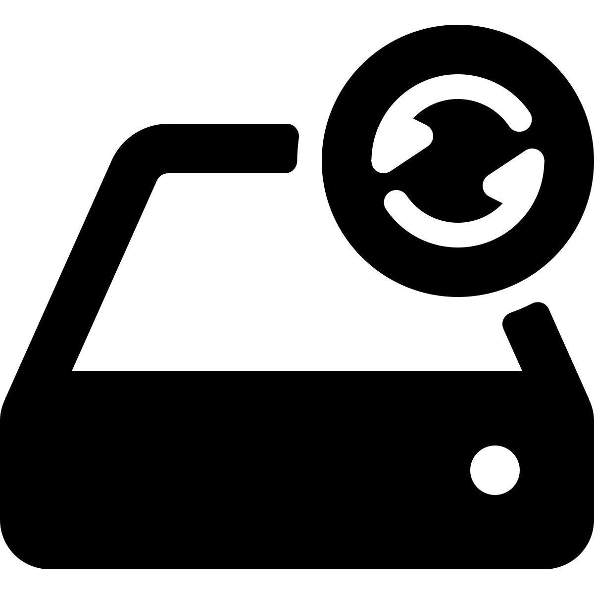 reload hard drive icon