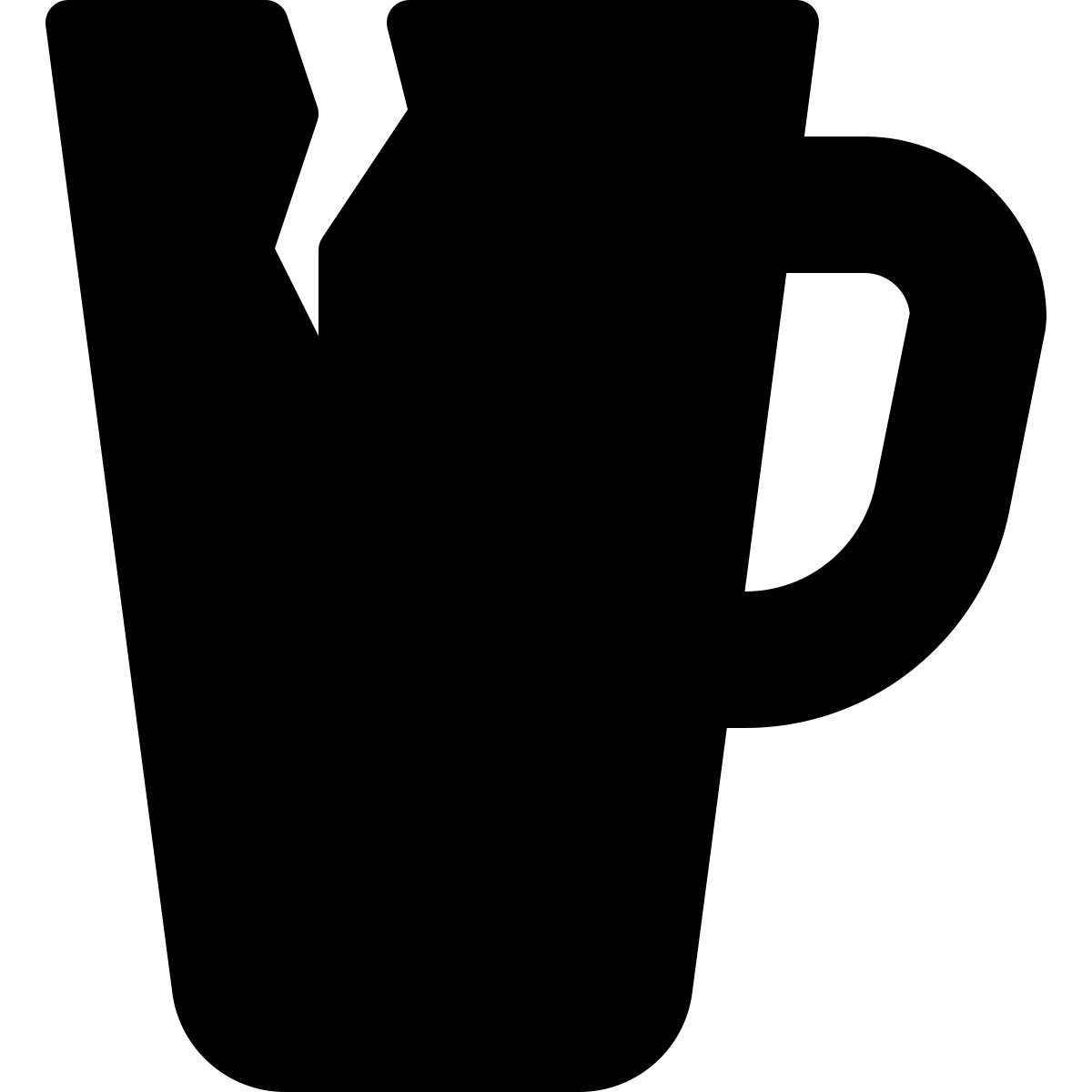 broken cup icon