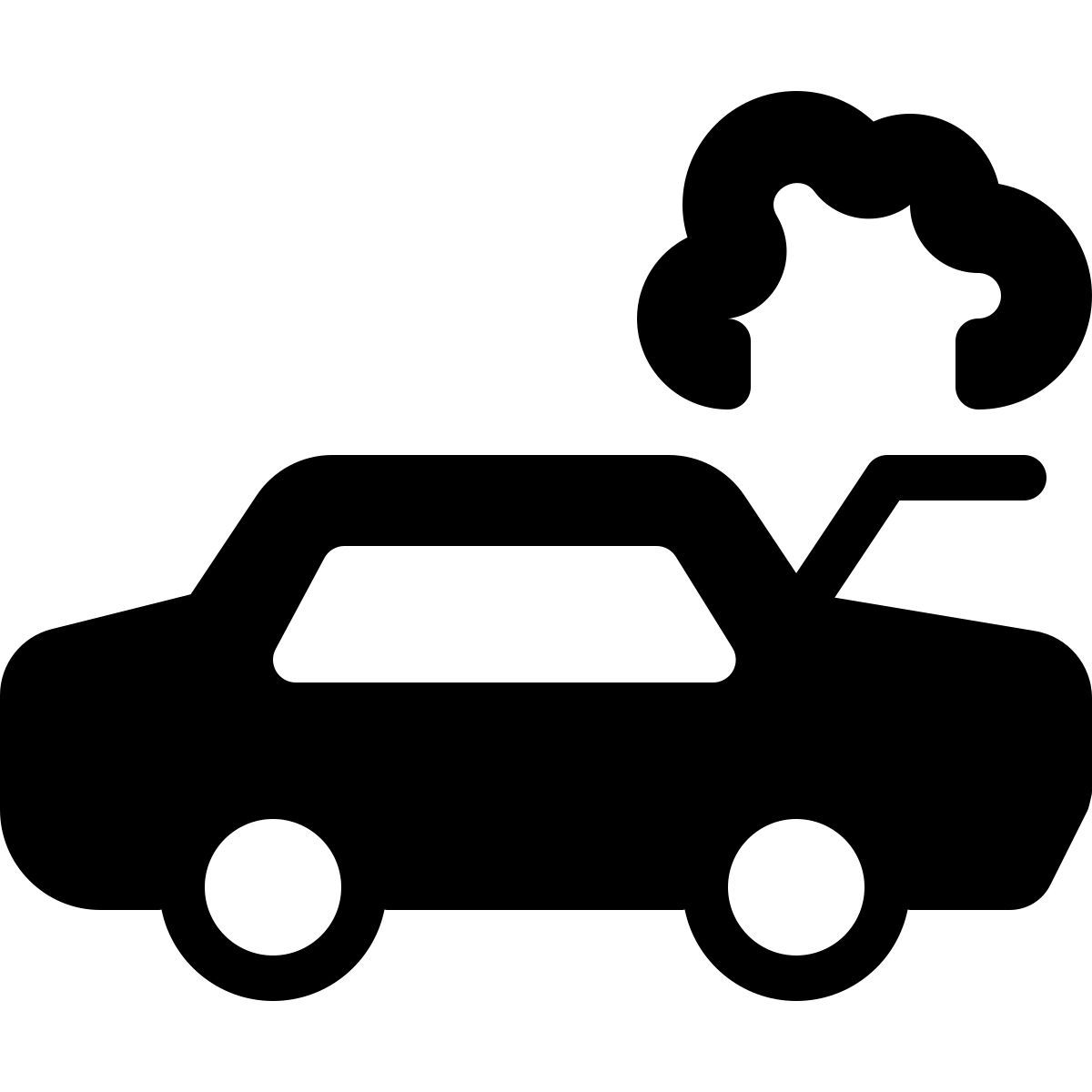 damaged car icon