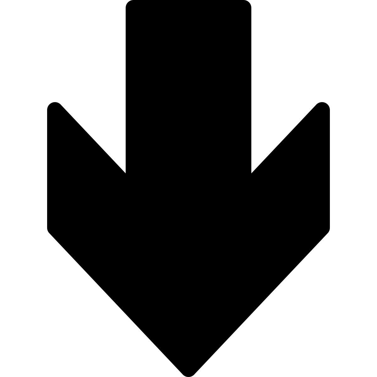 flecha hacia abajo icon
