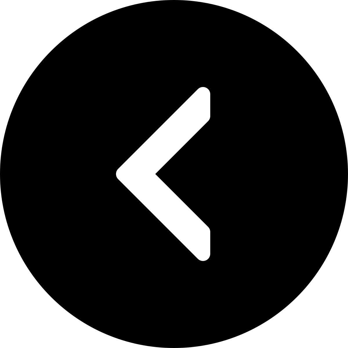 Pfeil nach links icon