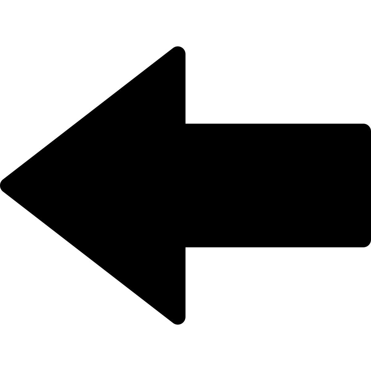 left arrow icon