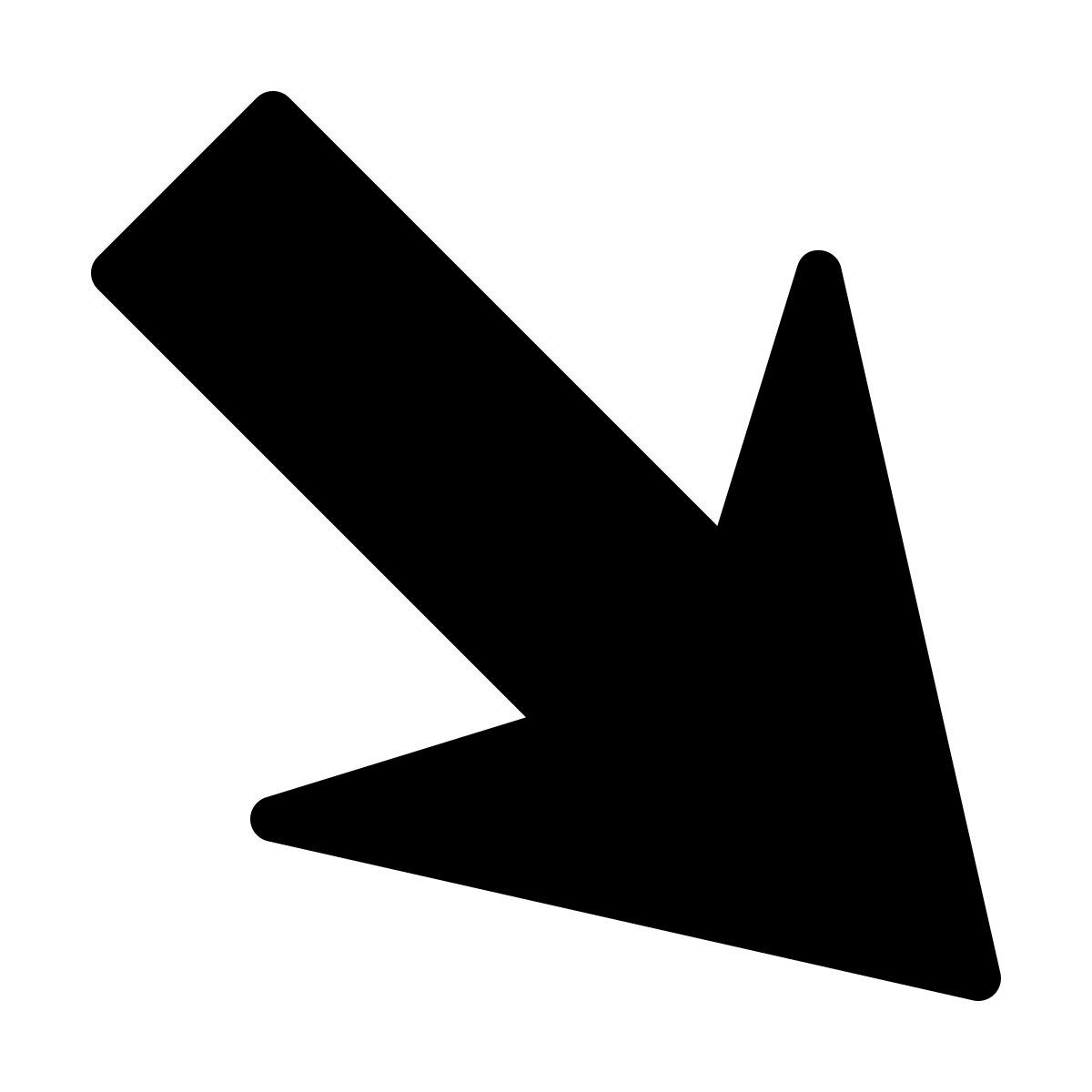 right down icon
