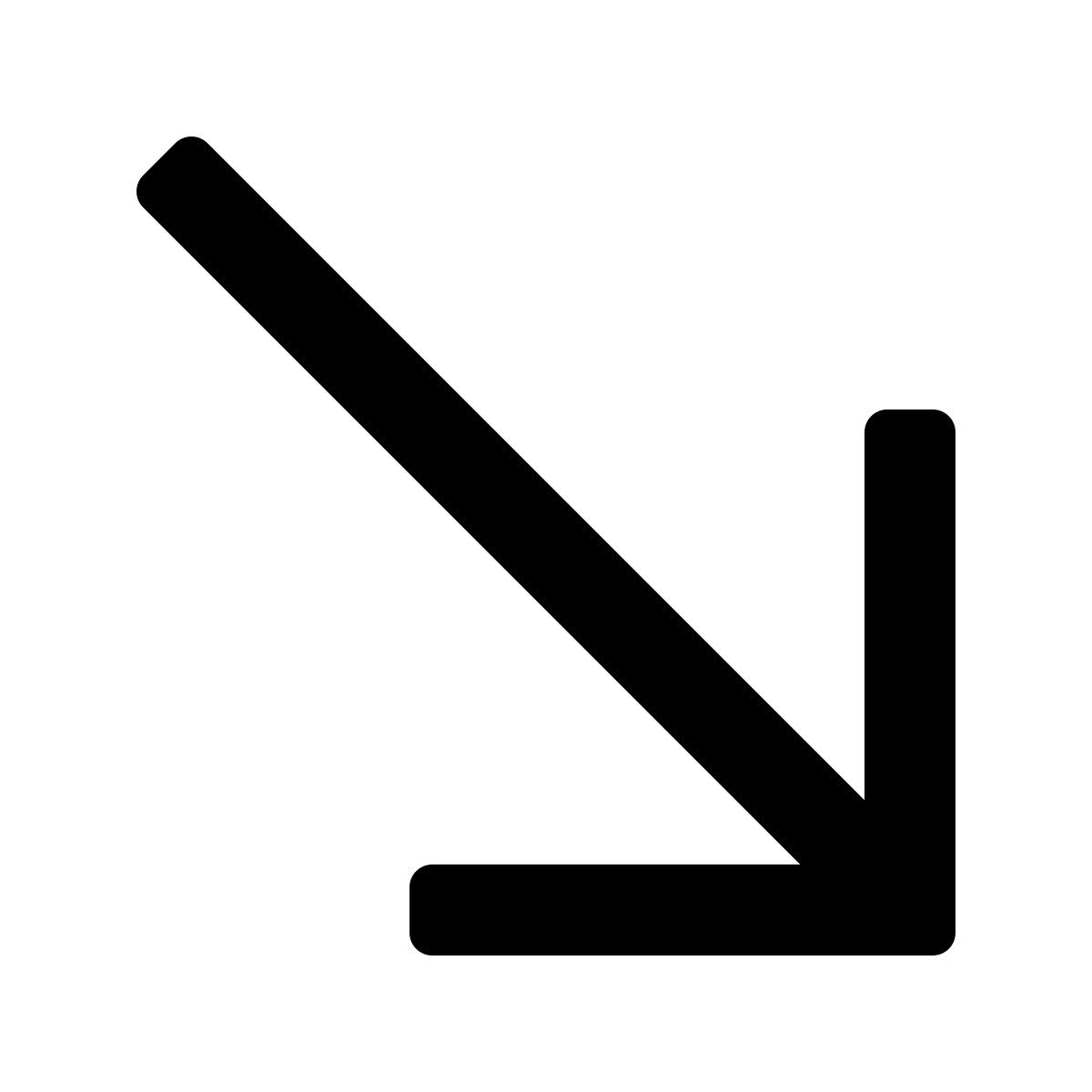 오른쪽 아래로 icon