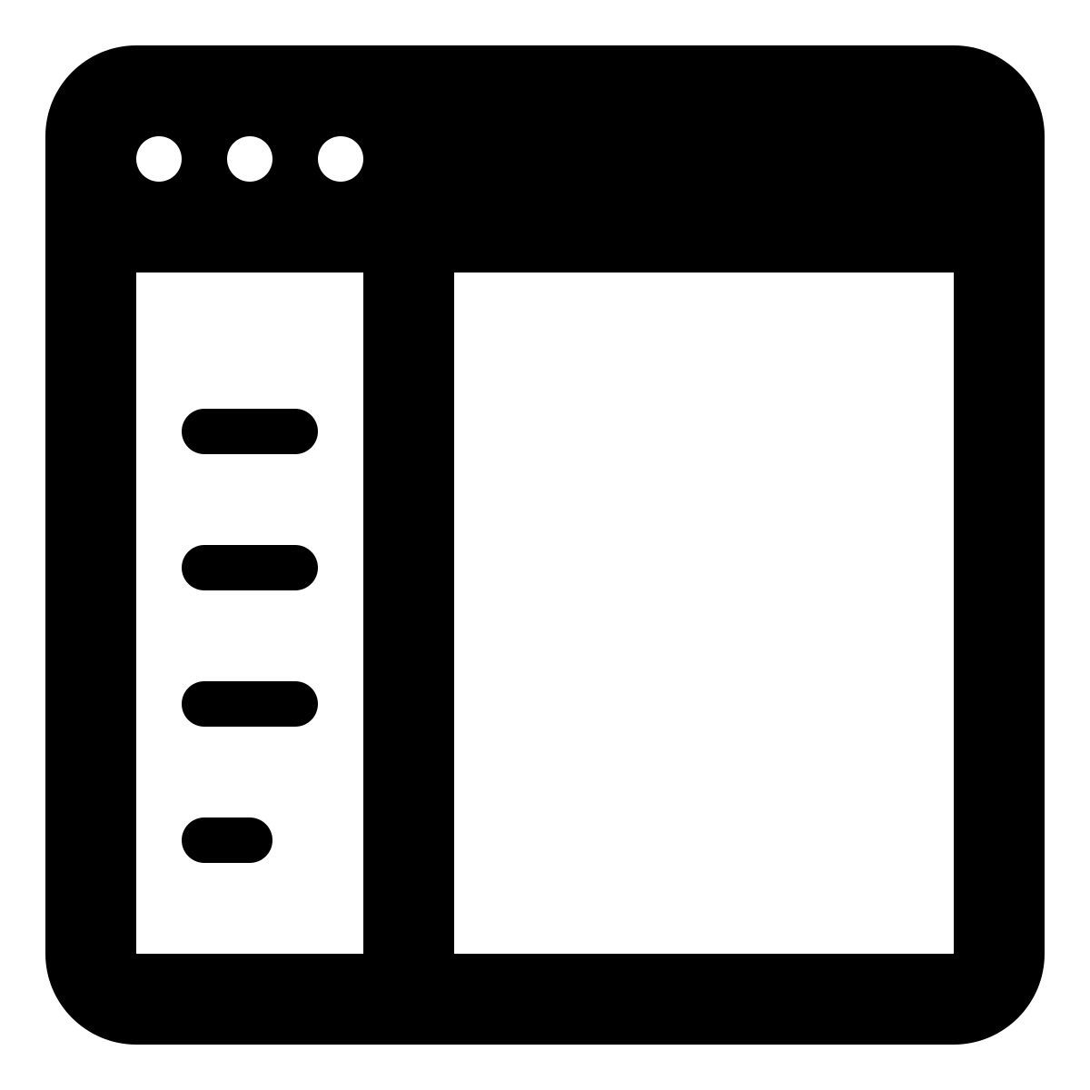 sidebar icon