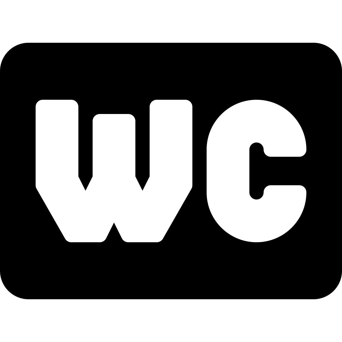 wc sign icon