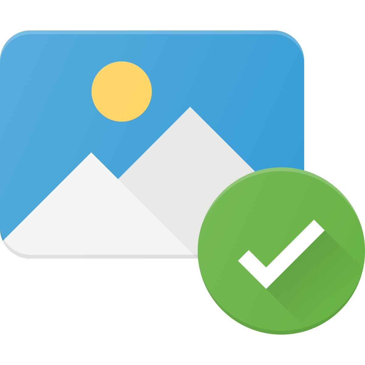 checked image icon