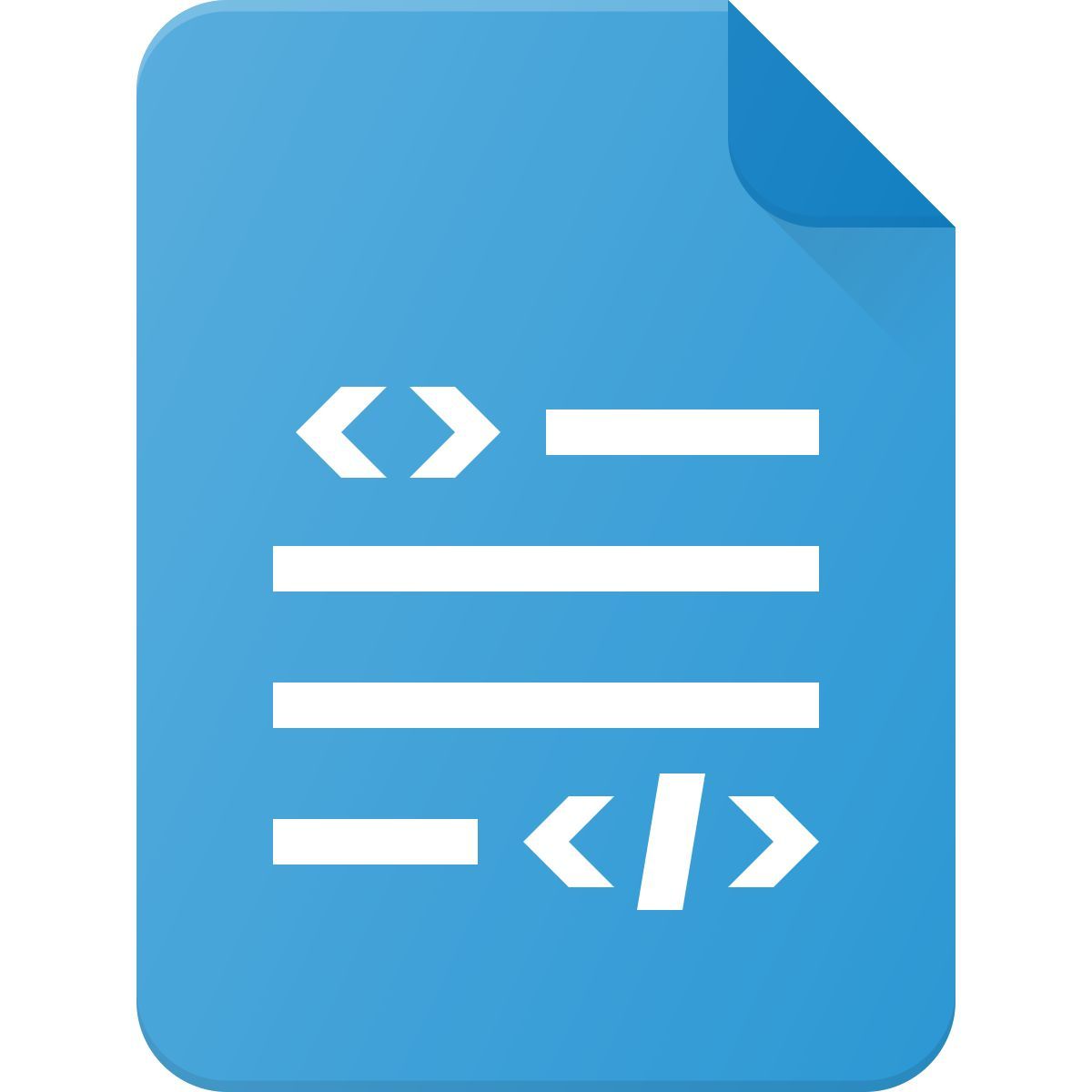 file di codice icon