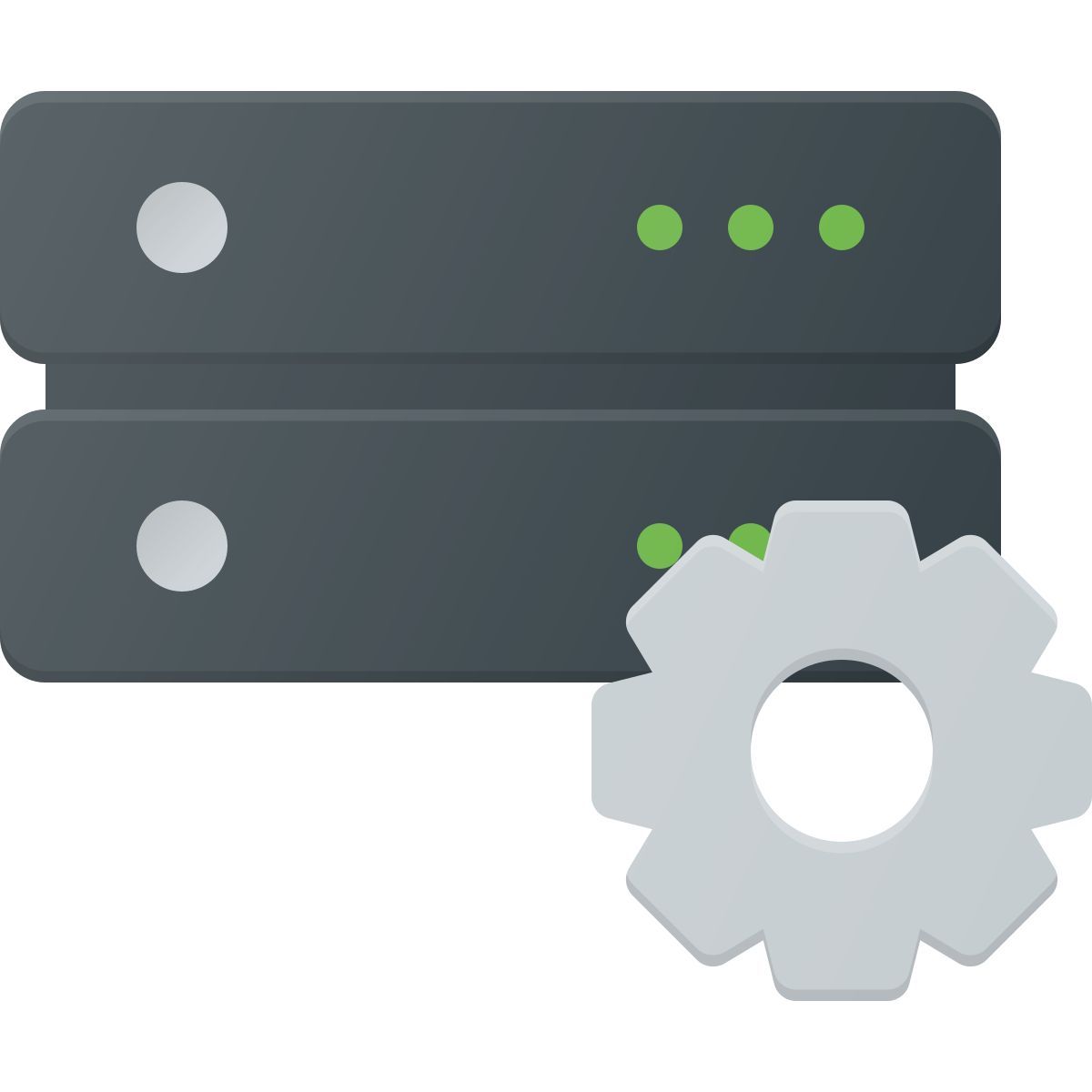 外部数据库设置 服务器和数据库 那些 图标 平面 那些 图标 2 icon