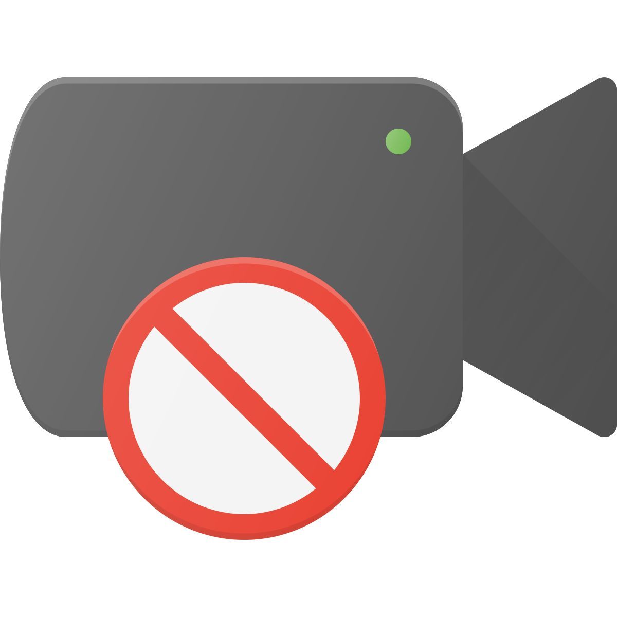 disable video camera icon