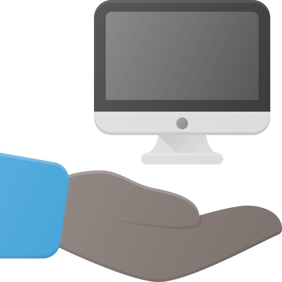 monitor portatile icon