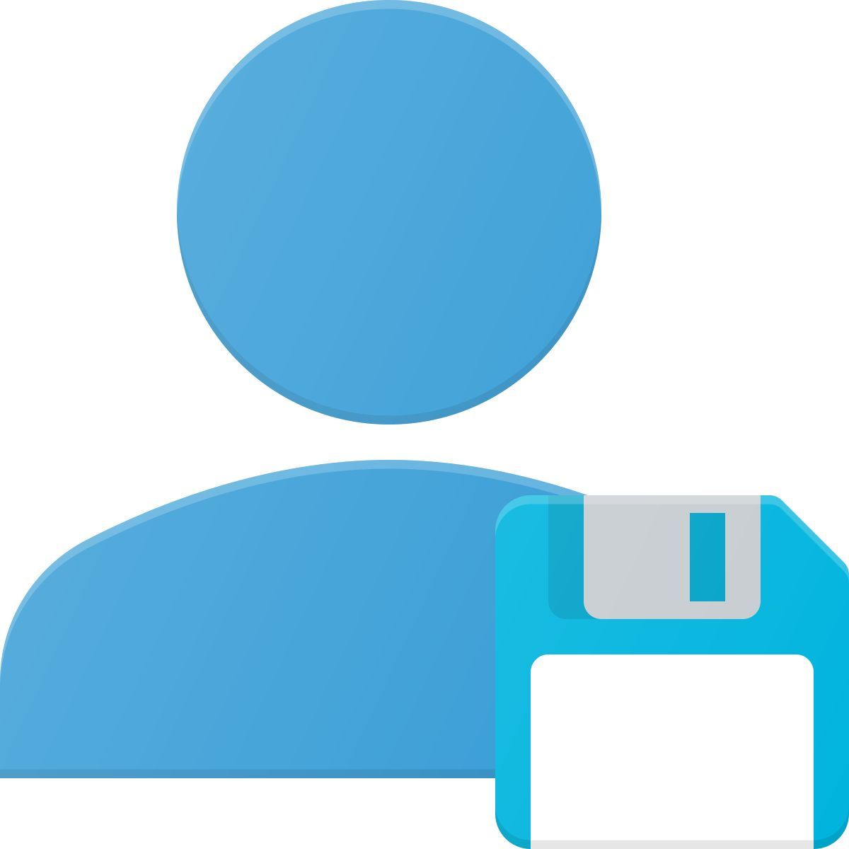save user info icon