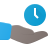 external Hand-Holding-Clock-time-and-calendar-those-icons-flat-those-icons-2 icon