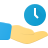 external Hand-Holding-Clock-time-and-calendar-those-icons-flat-those-icons-3 icon