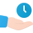 external Hand-Holding-Clock-time-and-calendar-those-icons-flat-those-icons icon