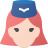 external Stewardess-people-and-avatars-those-icons-flat-those-icons icon