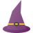 external Witch-Hat-halloween-those-icons-flat-those-icons icon