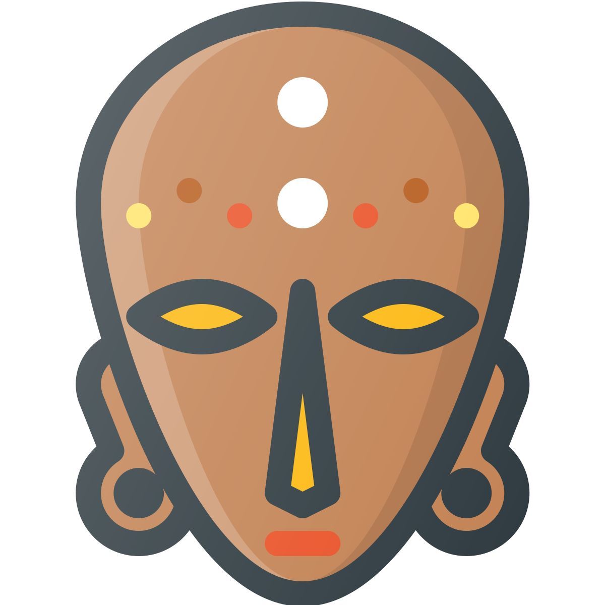 african mask icon