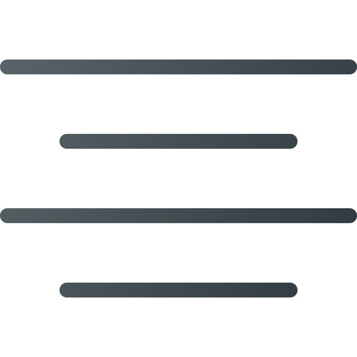 centered alignment icon