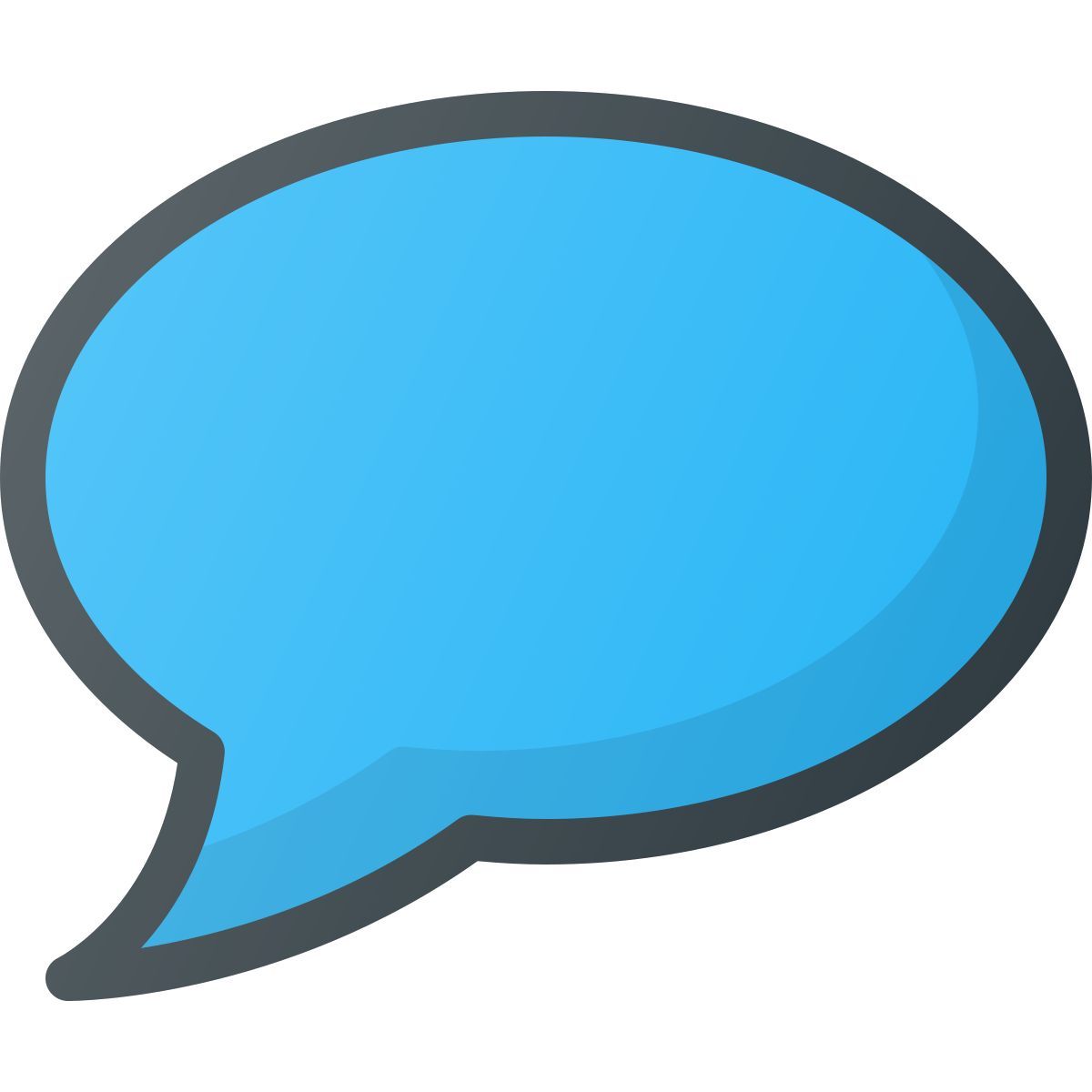 sprechblase mit punkten icon