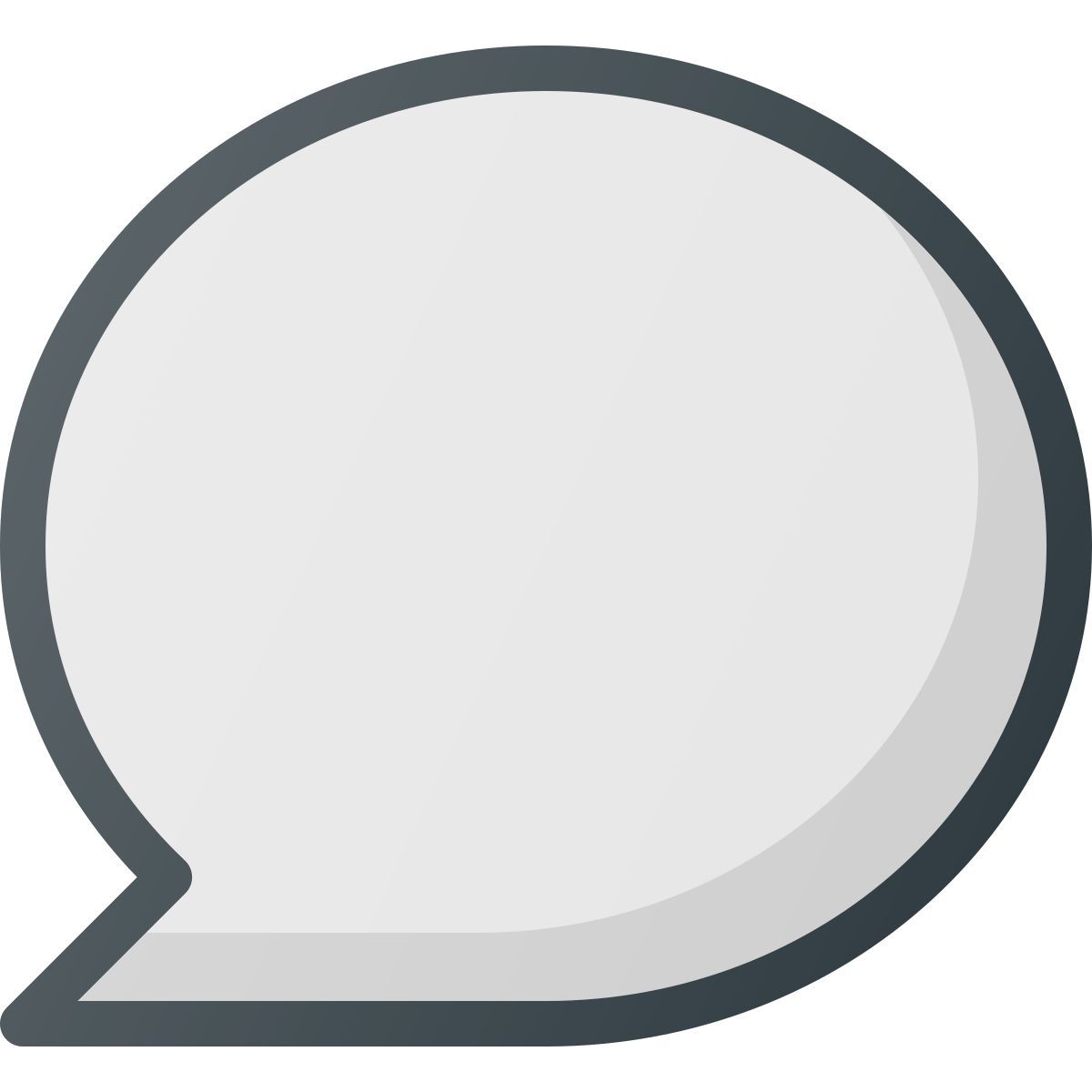 sprechblase mit punkten icon