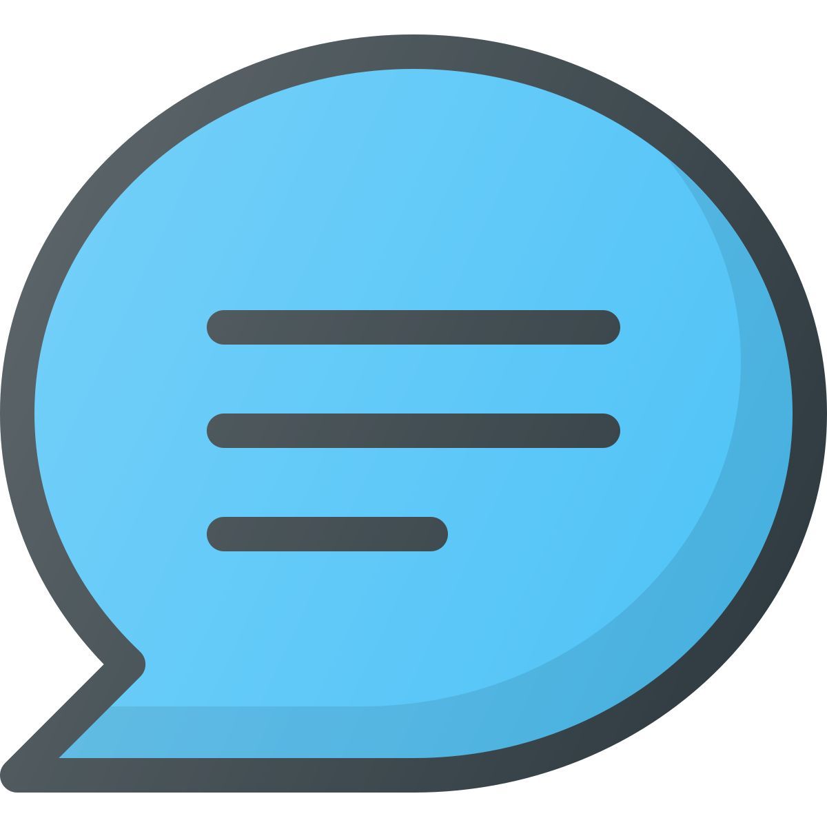 chat bubble icon