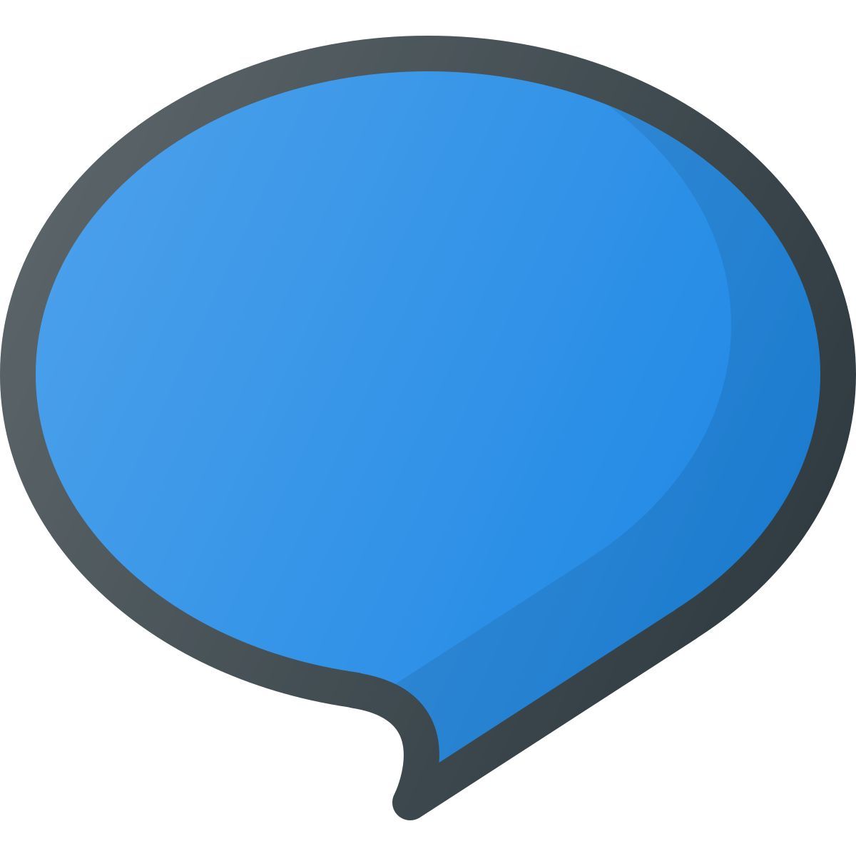 sprechblase mit punkten icon