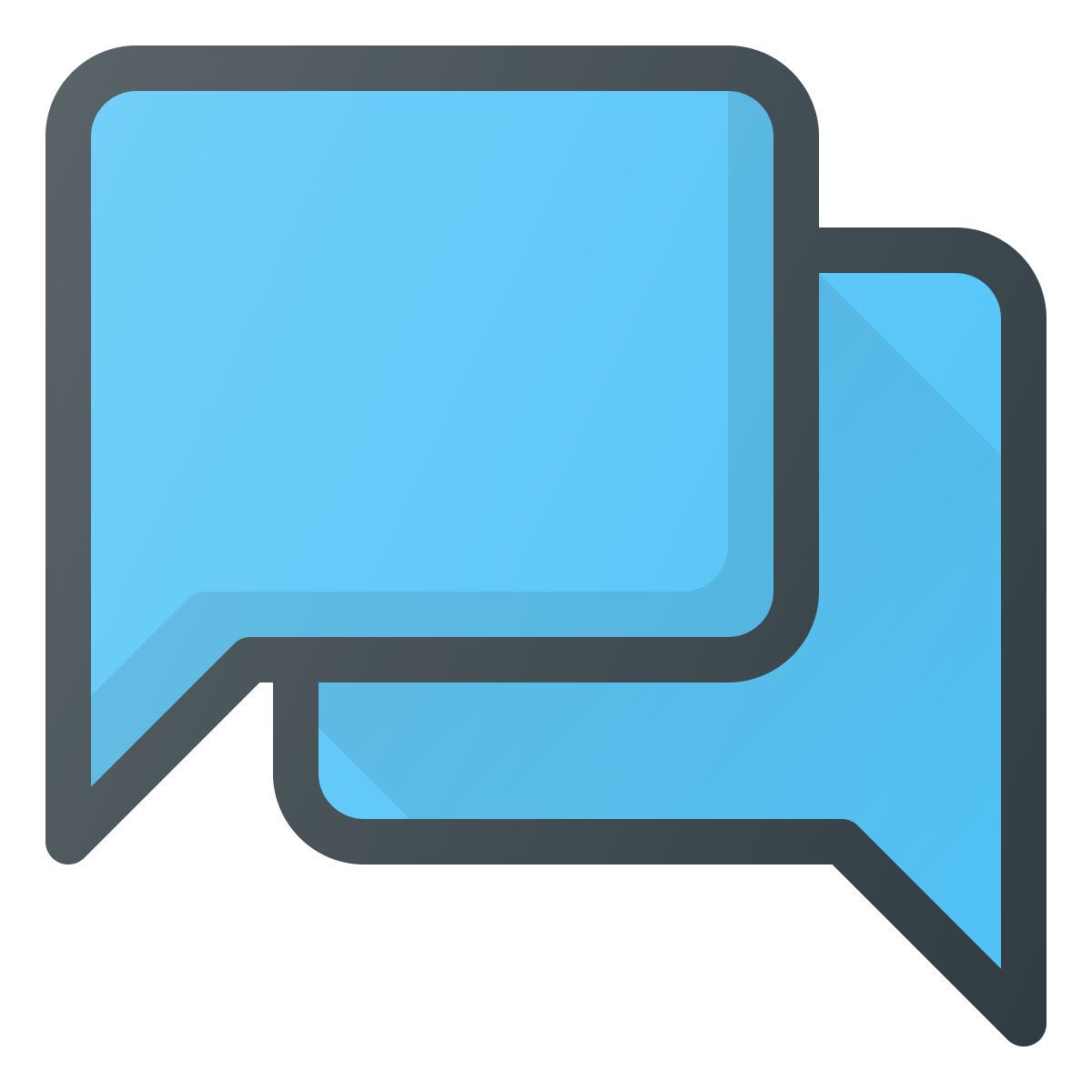 chat bubbles icon