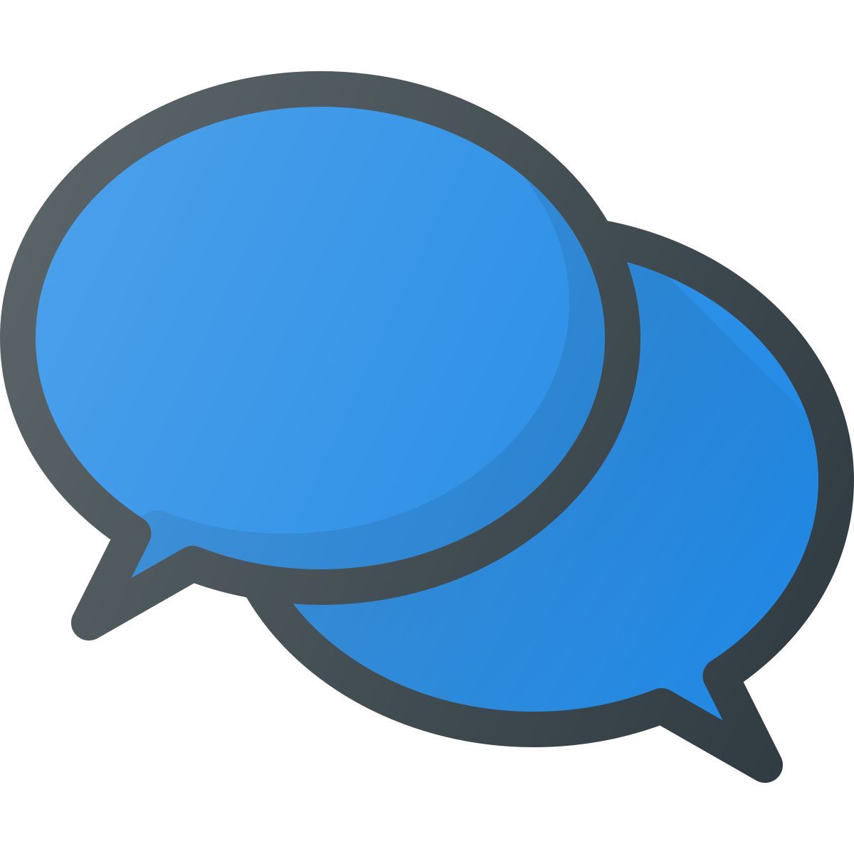 chat bubbles icon