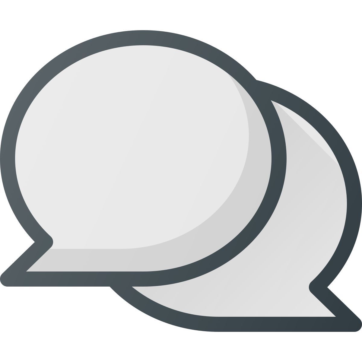 chat bubbles icon