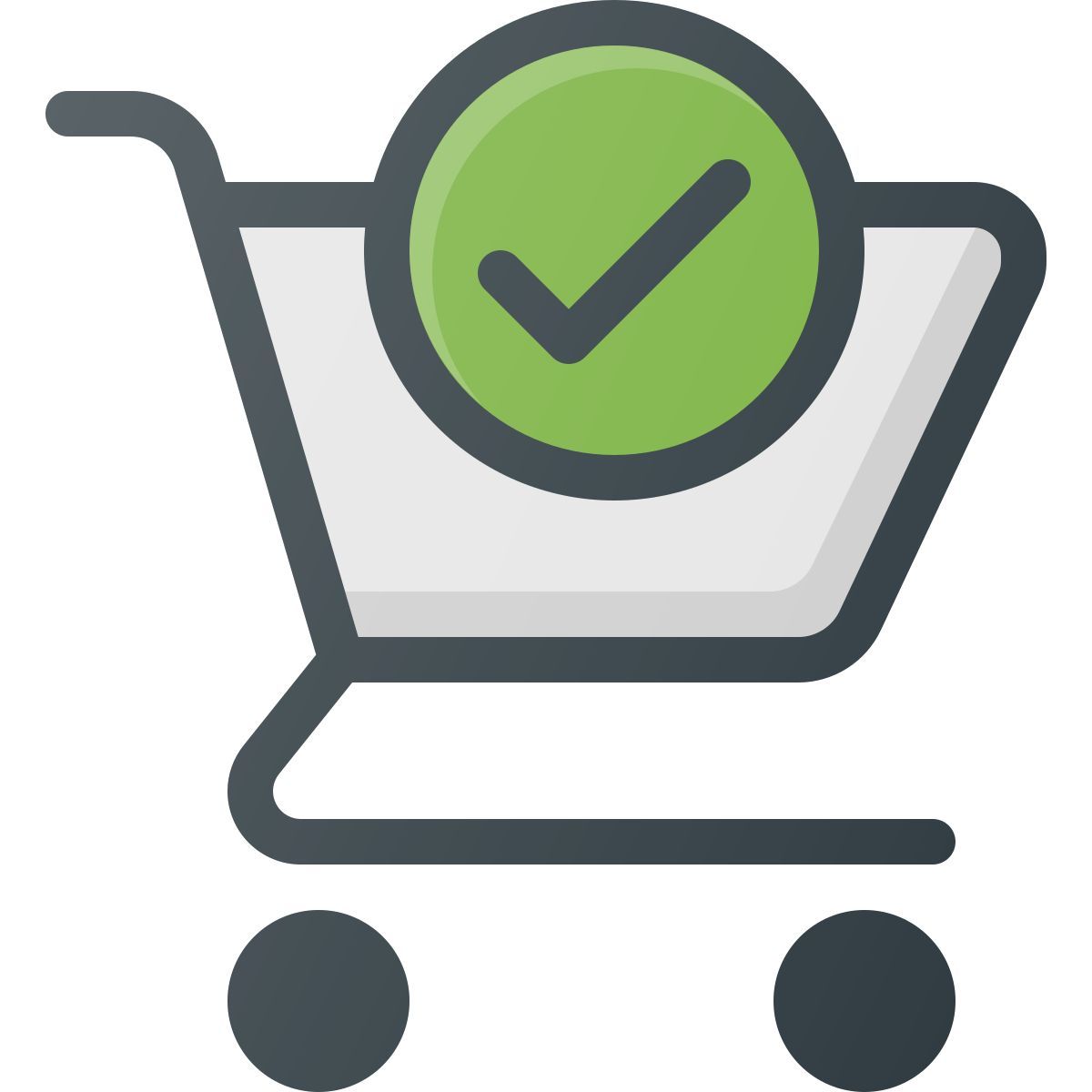 checked cart icon