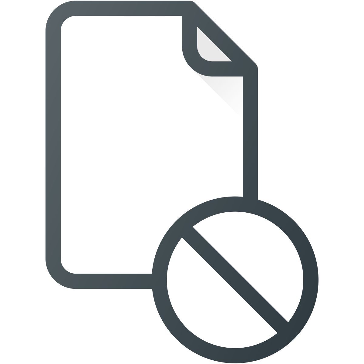 blocked file icon