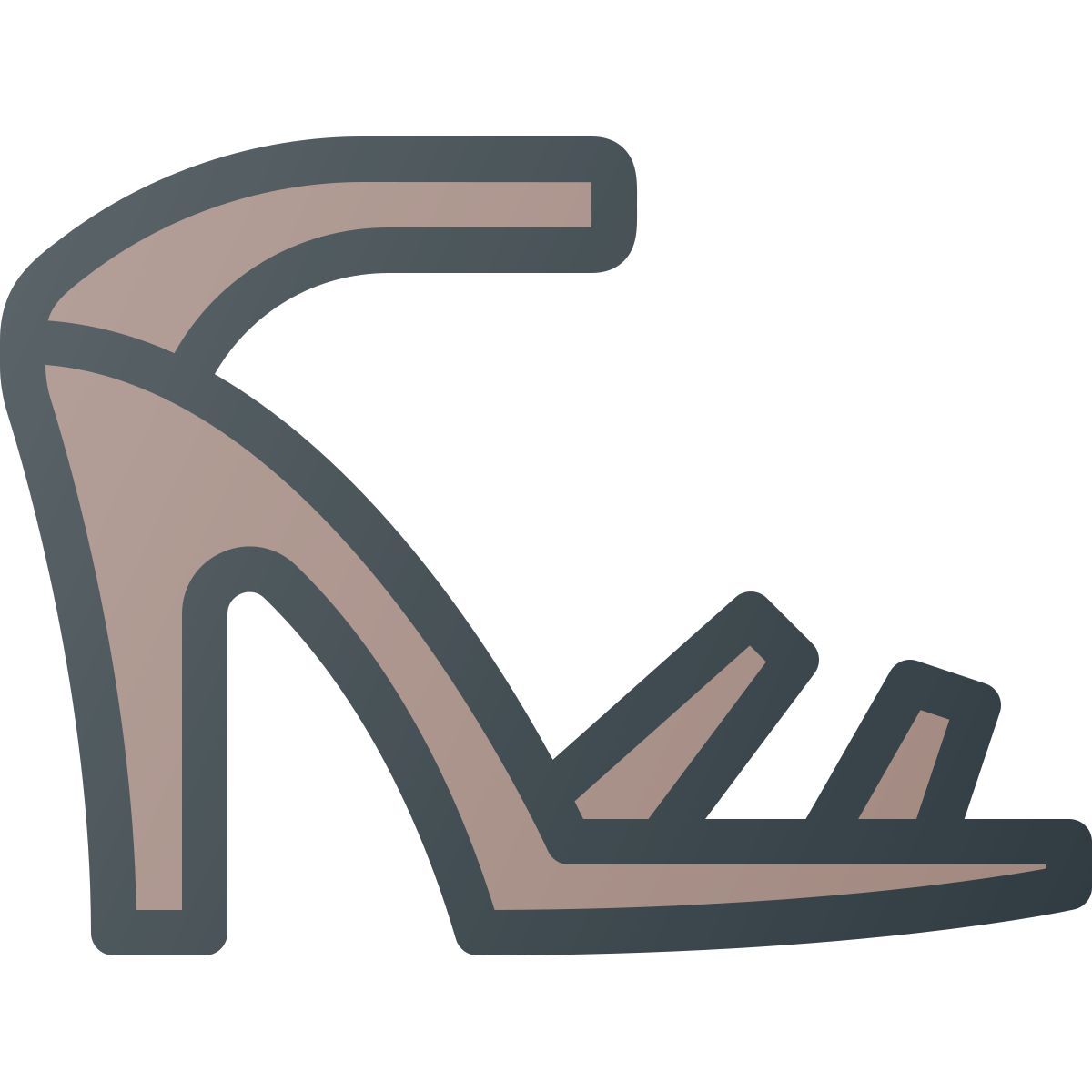 zapato de tacón alto icon