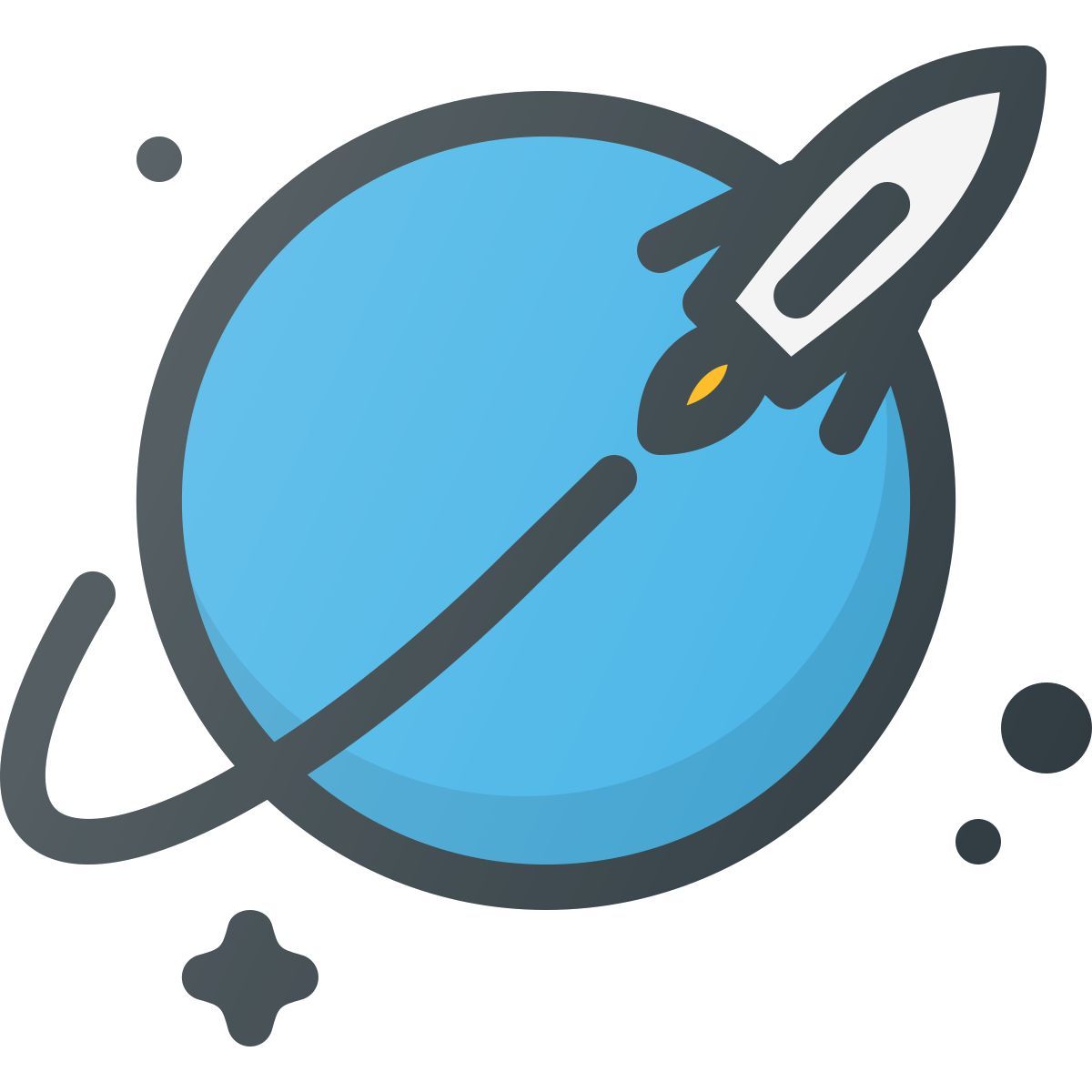 launched rocket icon