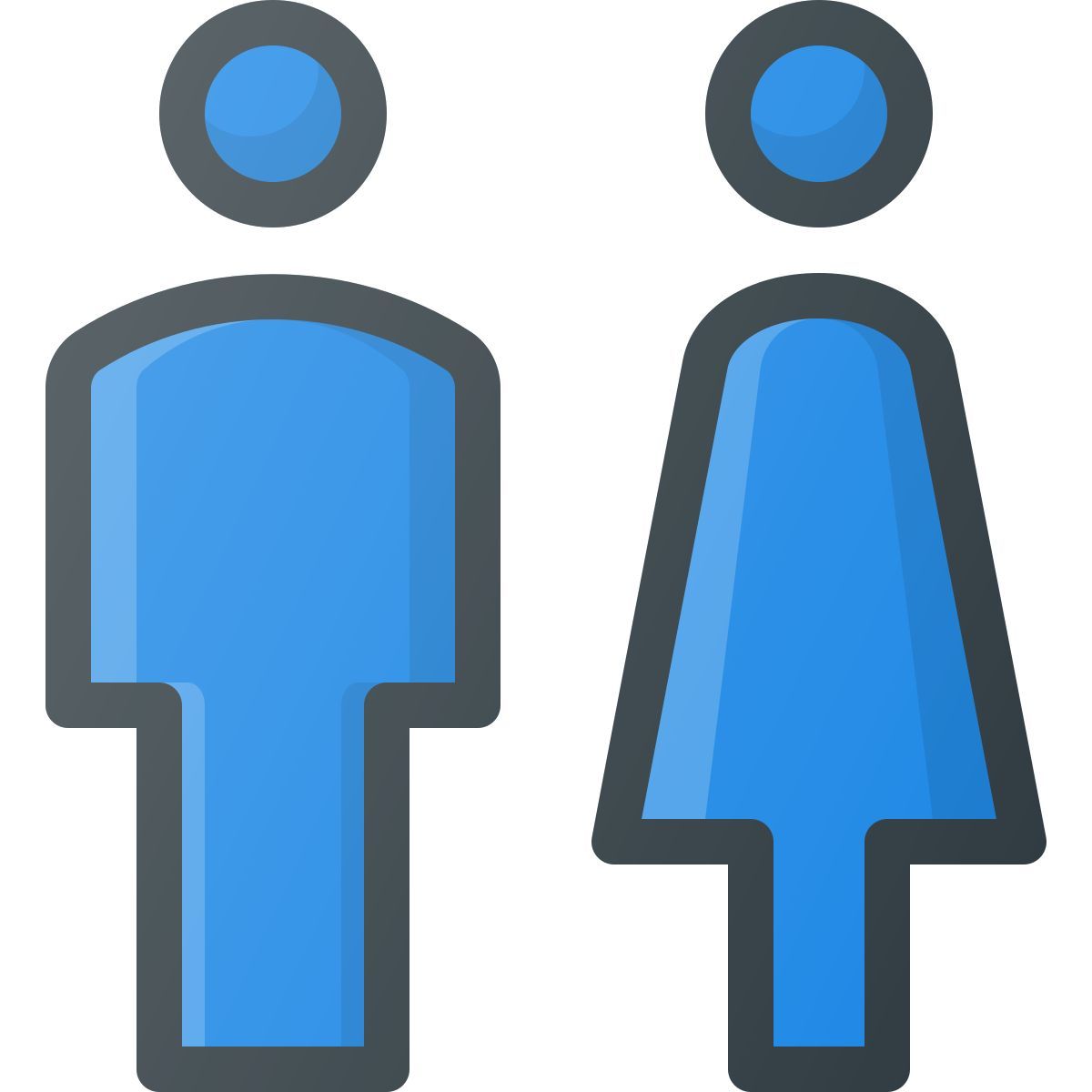 male and female icon