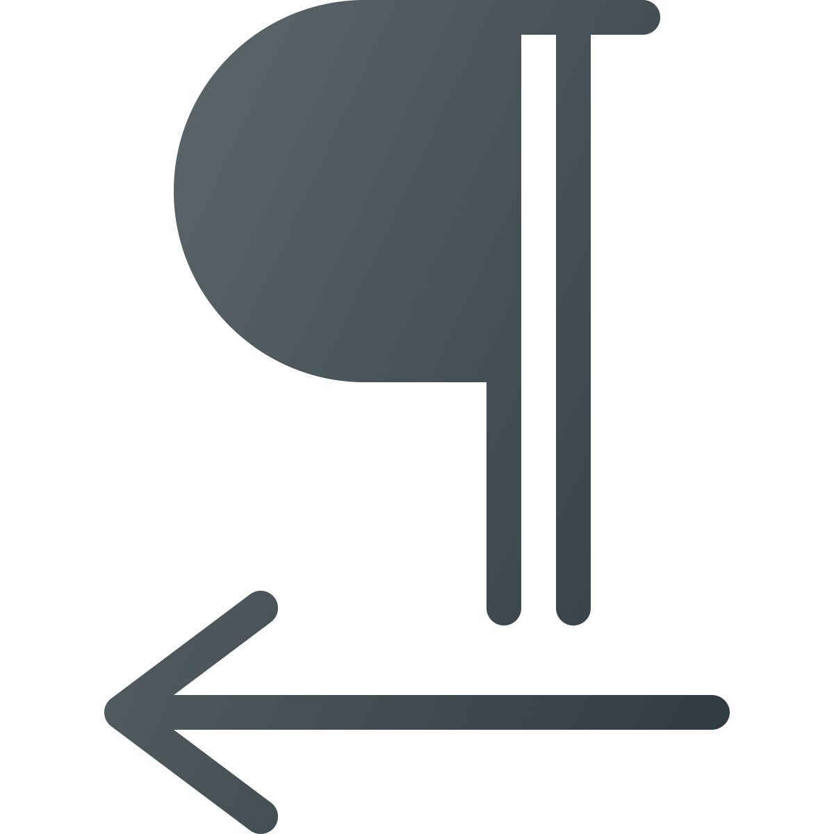paragraph outdent icon